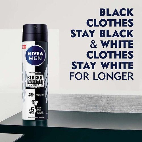 PACK OF 2 MEN Invisible for Black White Original