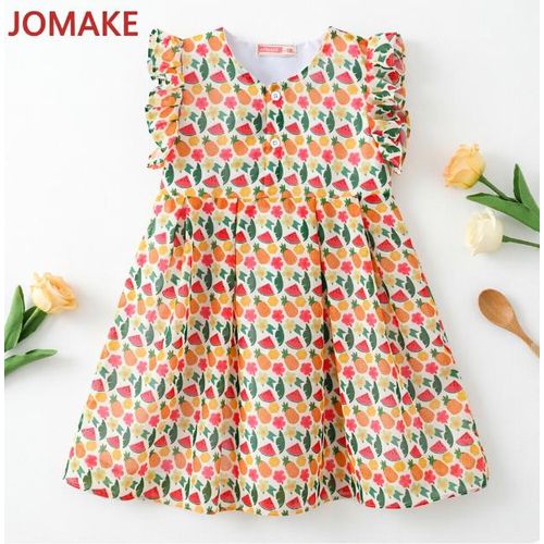 Dresses for children aged 1-7 plant patterns sleeveless dressesMiddy Watermelon