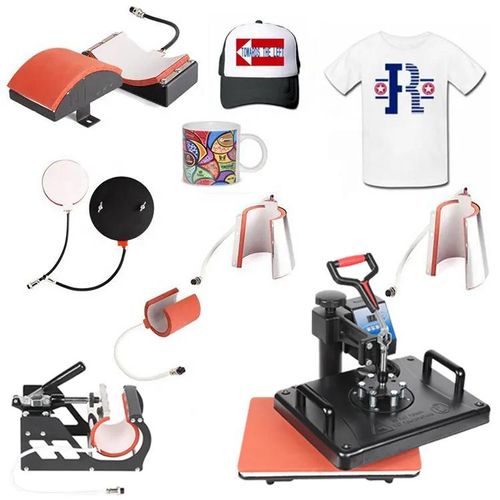 10 in 1 Heat Press Machine,Sublimation Heat Transfer Machine,Heat Press for Mug/Hat/T Shirt/Phone Case/bottle