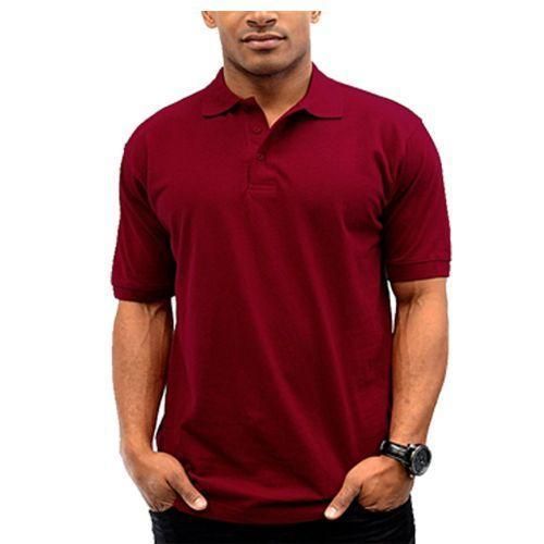 Short Sleeve Polo Shirt - Wine Red Polo shirt