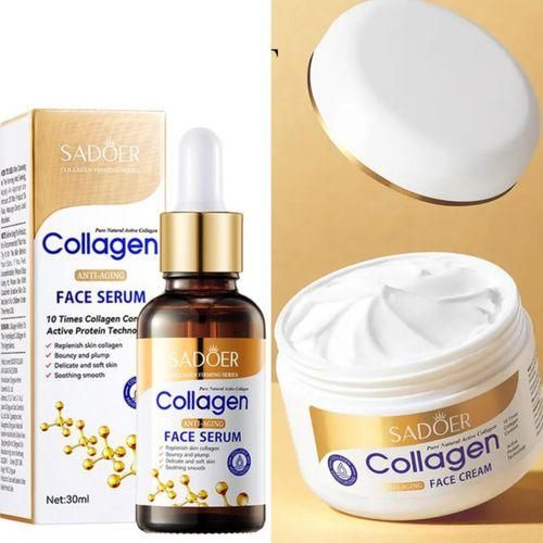 2 In 1, Collagen Face Serum + Collagen Face Cream