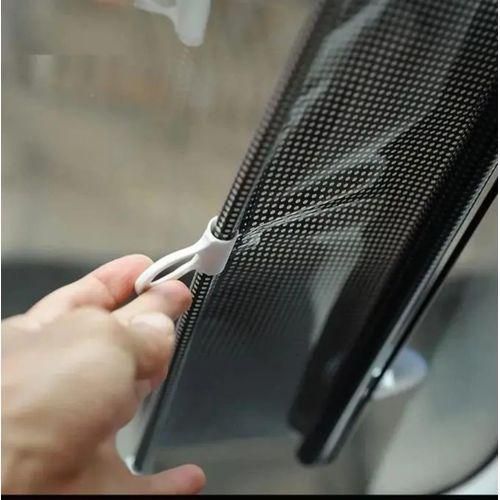 Retractable car front/rear windscreen sun shade/visor. 58×125cm