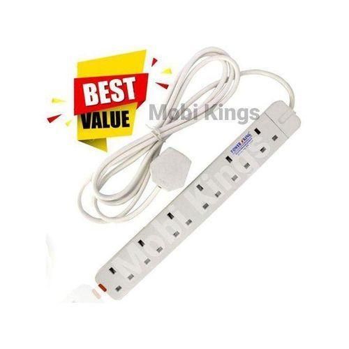 Extension Cable With 6 AC Power Outlets 13A And 2 M Long Cable