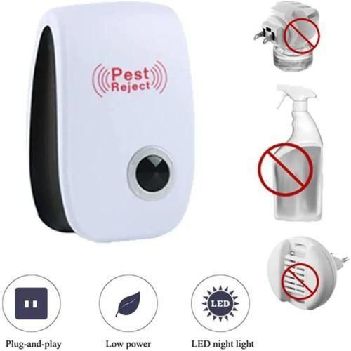 PEST REJECT Ultrasonic Pest Repeller to Repel Rats, Cockroach, Mosquito, Ants Spider Insect Pest Control Electric Pest Repelling, Home Pest and Rodent