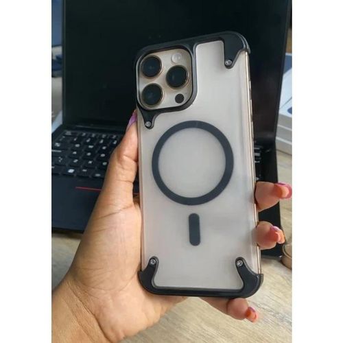 Metallic Frameless Cover for IPHONE 13-BLACK