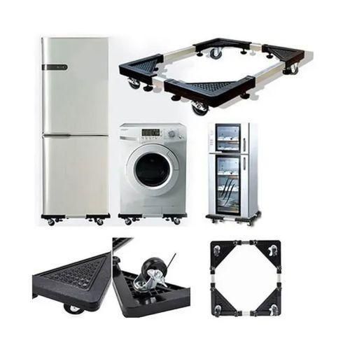 Adjustable Fridge Base Stand Washing Machine Cooker Stand With Lockable Wheels
