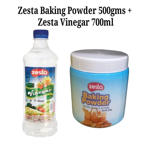 Baking Powder Tested Double Action 500gms + Vinegar 700ml