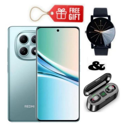 Redmi Note 15 677 256GB 8GB RAM Dual SIM 5800mAh Green Web Watch F9 Earbuds