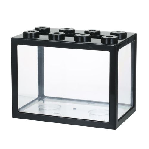 Mini Fish Tanks Aquarium Kit Stackable Tanks Ant Feeding Tanks Reptile Row Box Desktop Decoration