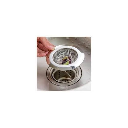 4 pieces Sink Drain Strainer, Stainless Steel Sink Drain Strainer, Kitchen Sink Strainer for Garbage Disposal Without Clogging