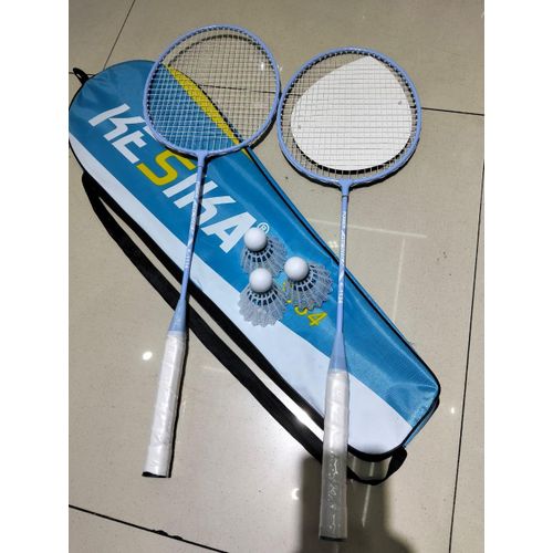 Blue Outdoor Badminton Racket Set