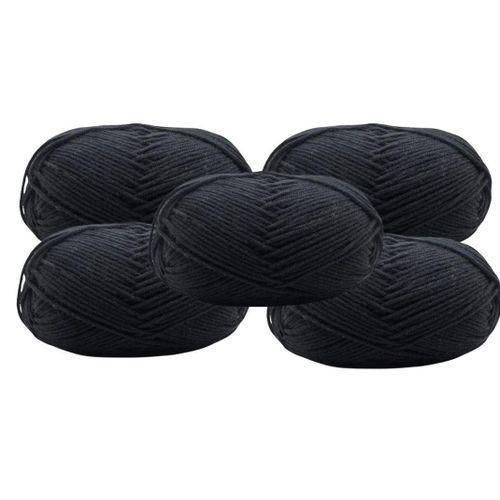 High Quality Crochet Thread Knitting Wool Yarn-Black