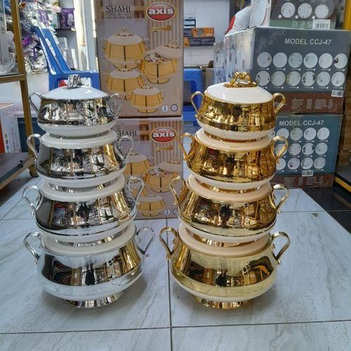 Shahi 4pcs Insulated Stainless Steel Hotpots Serving Dish