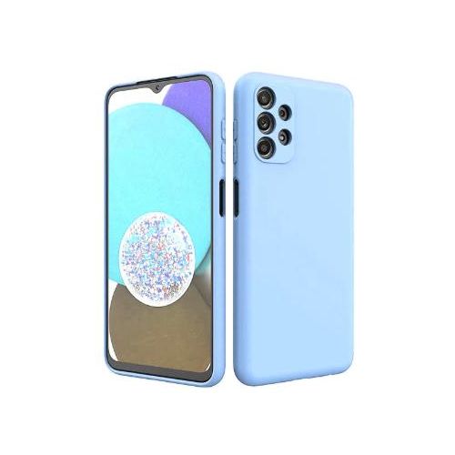 Soft Silicone Back Cover for Samsung Galaxy A23 - Light Blue, anti-fingerprint, anti-scratch, durable silicone case