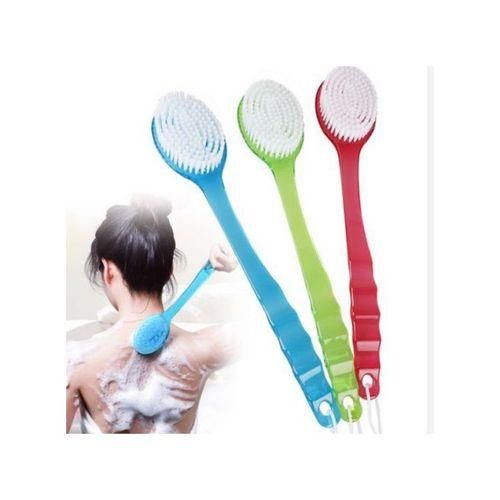 Lower Back Soft Brush Long Handle Body Scrubber Massager