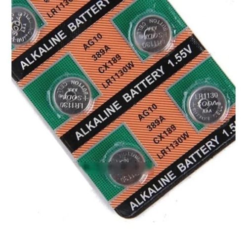 One Piece AG10 389A CX189 LR1130W 1.5V Alkaline Battery