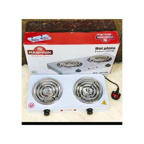 Electric Table Top Burner Double Hotplate Coil Cooker