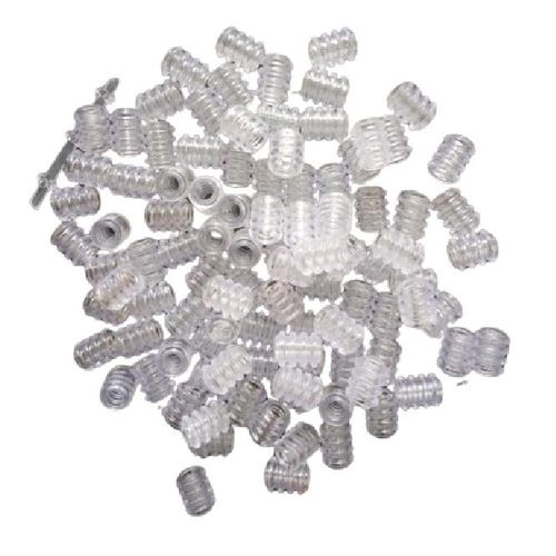 50 Pcs Fashion Clear Transparent Hair Beads