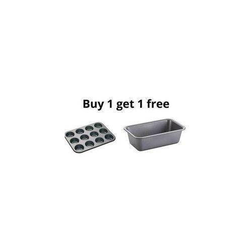 12 Hole Muffin Tray And Get One Non Stick Box Loaf Tin