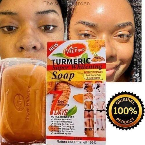 Herbal Soap For Acne Whitening Dark SpotsSoft Skin Honey Tumeric