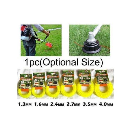 Nylon Grass Trimmer Line Replacement Spool Brush Cutter Lawn Mower Accessory Wire String Petrol Twine Cutting Cable Garden Tools Round Mowing Width 13mm24mm35mm40mm Length 10m15m - ASSORTED