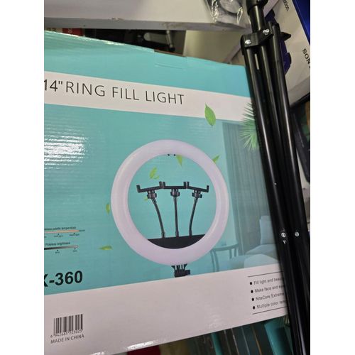 Bright 14" LED Ring Light for Content Creation – X360
