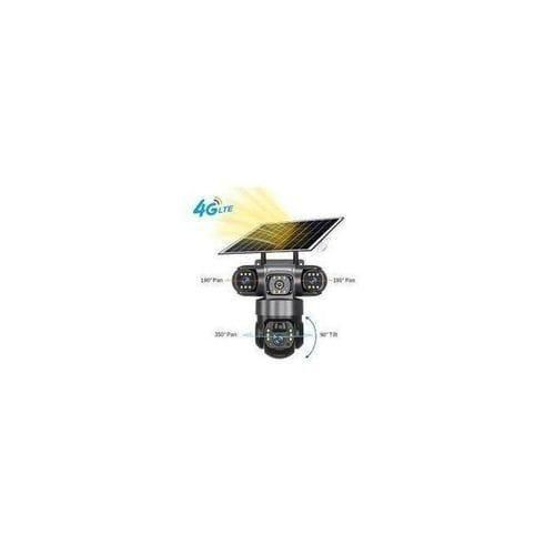 Solar Light V380 Pro 3Lens 1080P 6MP 3G Solar Night Vision Outdoor PTZ Auto Track Wireless IP66 CCTV Security Camera