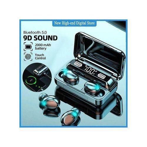 F9-5 Wireless Earphone Waterproof IPX7 Fingerprint Touch HiFi Stereo Pods