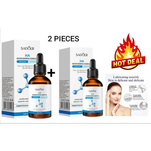 Nourishing 2 Pieces Hyaluronic Acid Serum Moisturizing Essence Anti-Aging Serum for Fine Lines and Anti Wrinkles