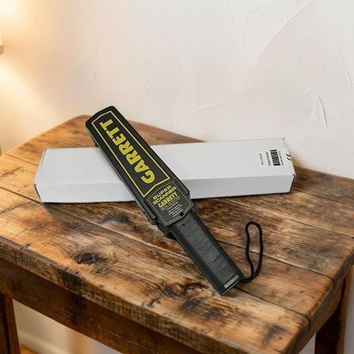Super Scanner Weatherproof Rubber Handle Heavy Duty Performance Hand-Held Security Metal Detector Scanner