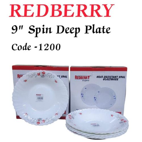 9" Spin Plate -Deco 6PC