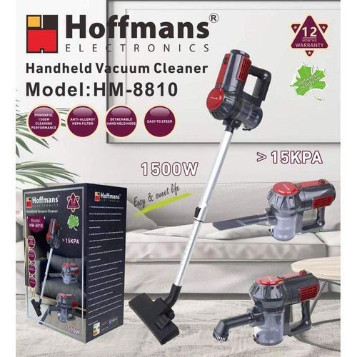 High Grade Handheld 15KPa 3-in-1 Vacuum Cleaner1500W High-Power Suction Handheld Stick Cleaner5M Cord Handheld Rotating floor brushLightweight Vaccum for CarHome Kitchen and office