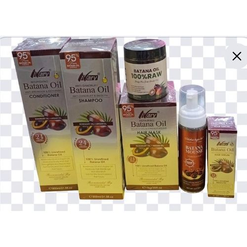 6 in 1 Nourishing Batana oil anti breakage repair with rosemary oil and argan oil 900ml anti dandruff shampoo 900ml hair mask 1kgraw 100 Batana oil 58g Batana hair mousse and Batana hair serum free silicone scalp hair detangler brush any colour