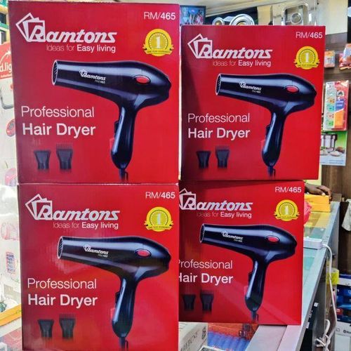 Ramtons BLACK HAIR DRYER- RM/465