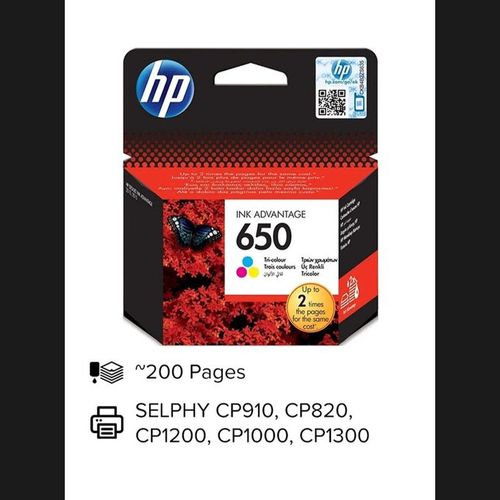 650 Tri Color Ink Advantage Cartridge