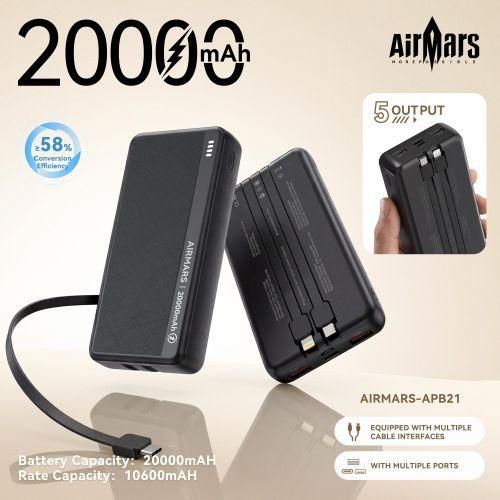 s APB21 20000mah Portable Power Banks Charger Ultra Light Battery Pack Traveler Universal Fast Charging