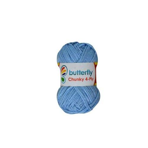 5 PCs sky blue butterfly yarns