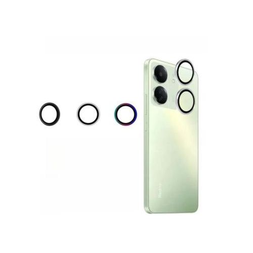 Camera Lens Protector for Redmi 13C – Tempered Glass, Anti-Scratch, Night-Shooting Anti-Glare, Easy Install – Black