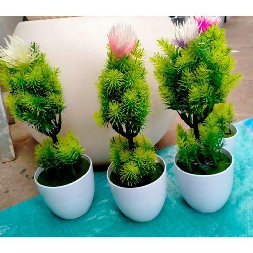 Colorful Artificial Grass Flower Pots