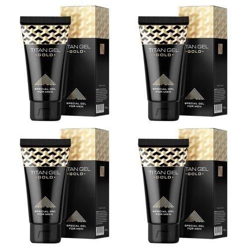 Gold +3 FREE Titan Gold Penis Enlargement Gel