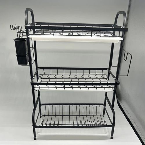 Dish rack 3 layer advanced light Black gold