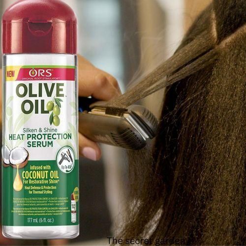 Olive Oil Serum Silken Shine Heat Protection 177ml