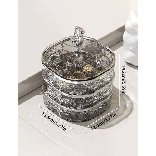 Water ripple rotating jewellery box