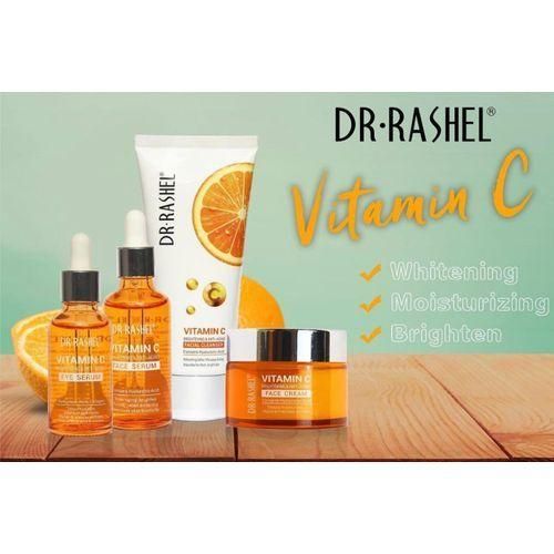 Vitamin C SET 4 IN 1Face Cleanser Serum Cream Eye Serum