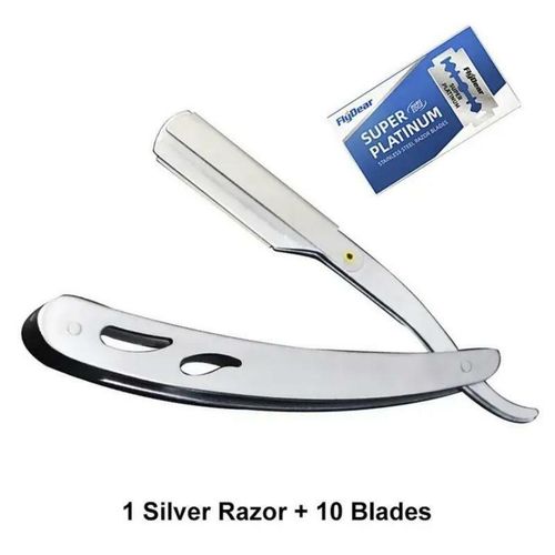 Barber Stainless Steel Straight Edge Barber Folding Shaving