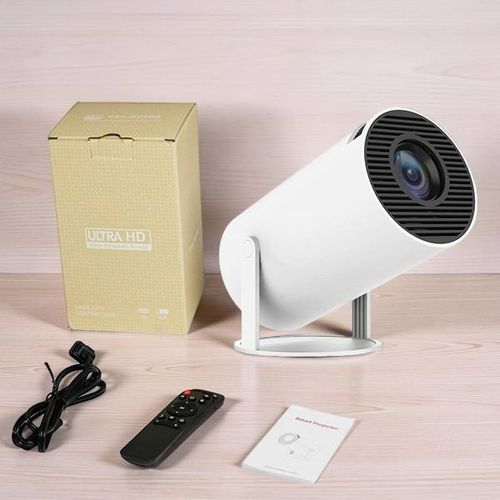 High Durability Long Term Reliability HY300 1080P Full HD 4K Ultra HD High Resolution High Brightness Adjustable Home Theater Smart Mini Portable Android Projector