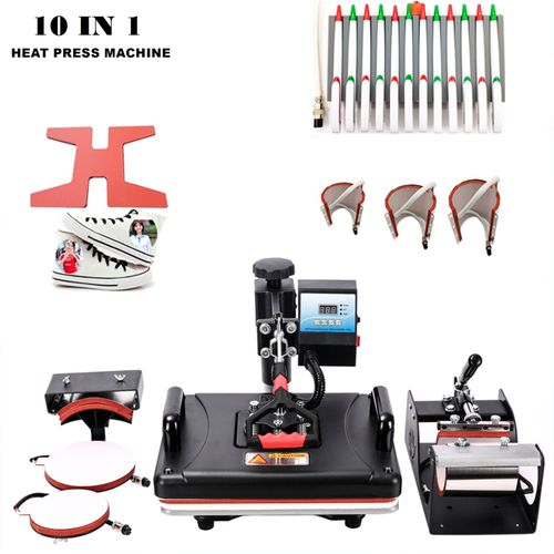 10 In 1 Combo Multifunctional Sublimation Heat Press Machine