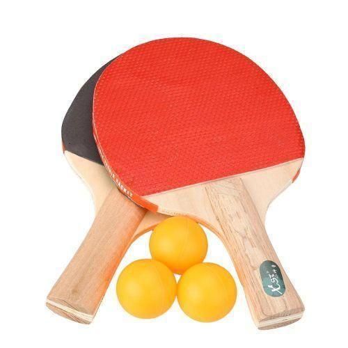 Table Tennis Set – 2 Bats with Balls for Training & Play