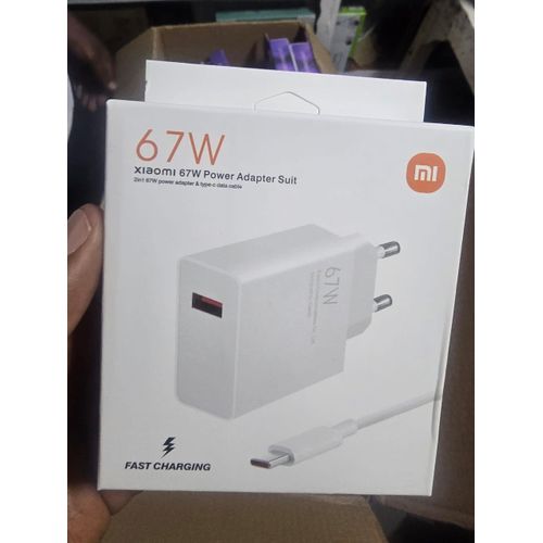 Xiaomi 67W Smart USB-C Charger Suit with Cable for Emergency Charging