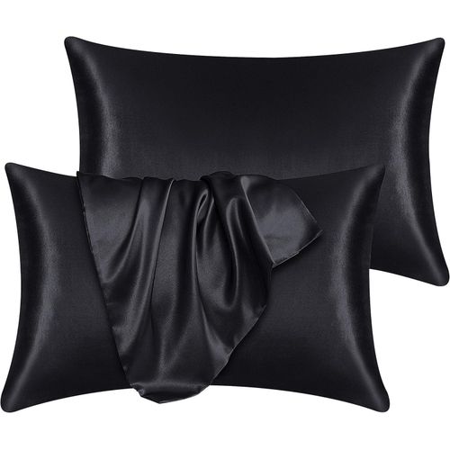 2pcs Bedsure satin pillowcases